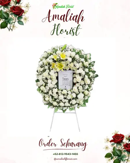Krans Bunga Duka Pengkol